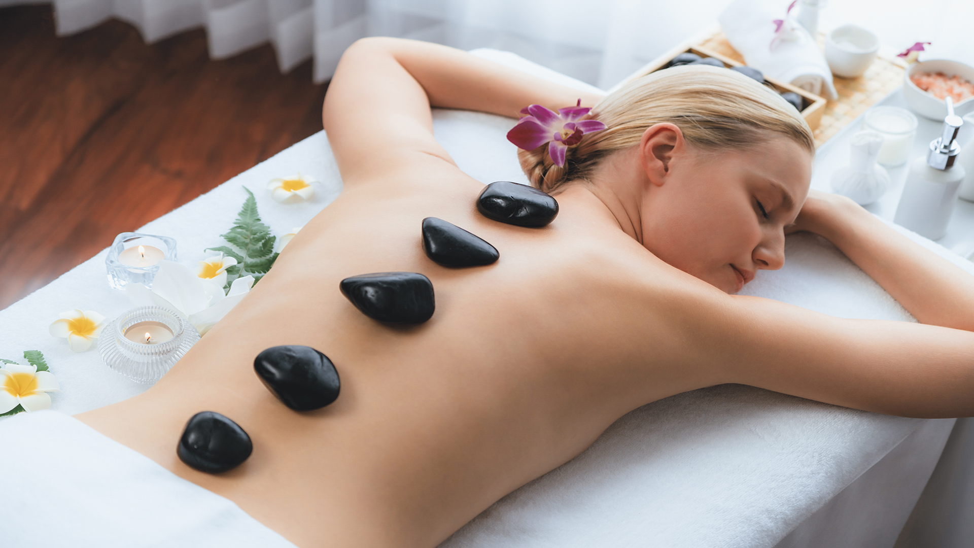 Masajes Relajantes, Masaje con piedras calientes en Anahata Belleza